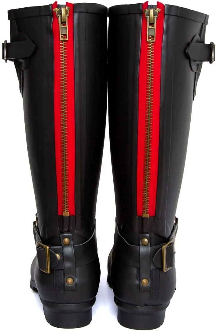 Rain Boots For Women Waterproof Boots Garden Shoes Outdoor Use with Comfortable Insole Knee High Rubber Rain Boot Gumboots Rain Footwear Wellies