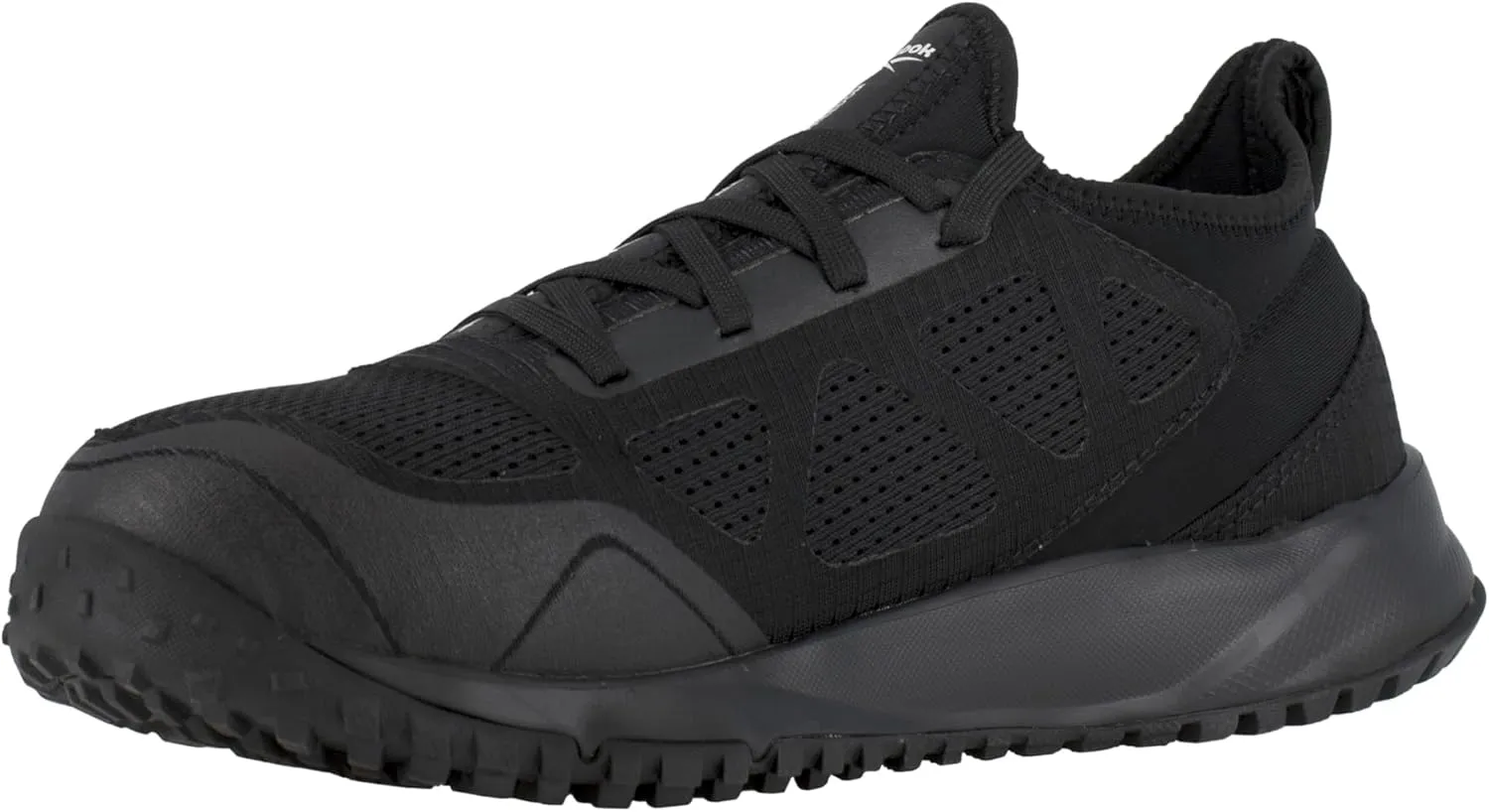 Reebok Work Men's All Terrain Safety Toe Trail Running Work Shoe, Black, 7.5