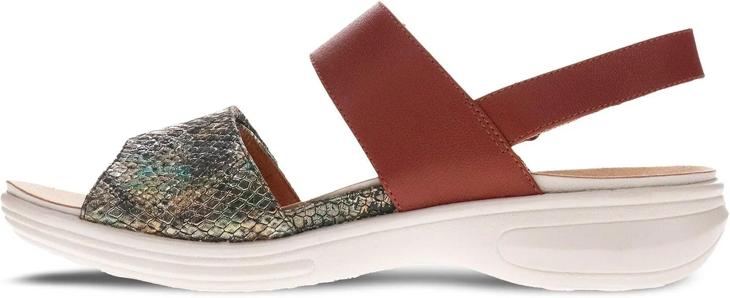 Revere Como Womens Sandals with Back Strap - Premium Leather, Adjustable Fit, Orthotic-Friendly, Shock-Absorbing - Stylish & Comfortable for Travel & Daily Wear