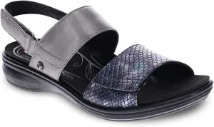 Revere Como Womens Sandals with Back Strap - Premium Leather, Adjustable Fit, Orthotic-Friendly, Shock-Absorbing - Stylish & Comfortable for Travel & Daily Wear