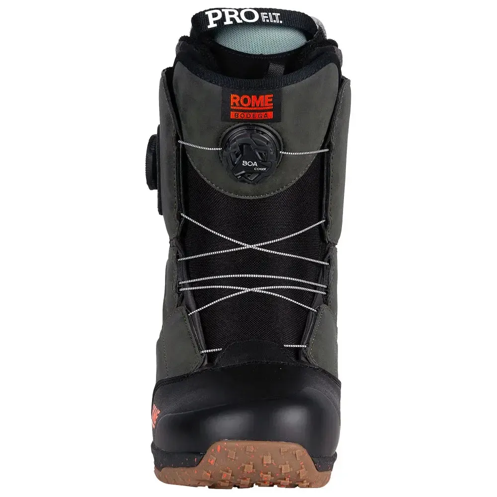 Rome Bodega Boa Snowboard Boots - Black/Olive