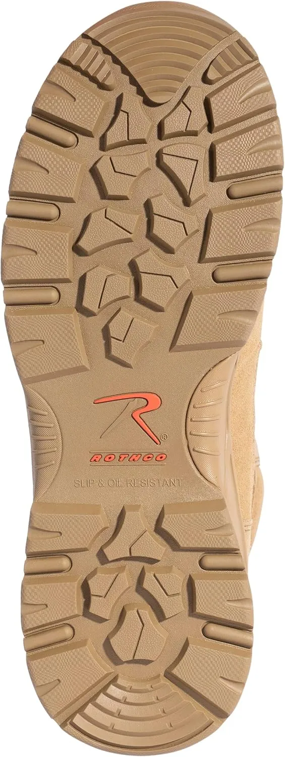 Rothco Guardian AR 670-1 Coyote Brown Composite Toe Tactical Boots  8 Inch  Waterproof Duty Footwear