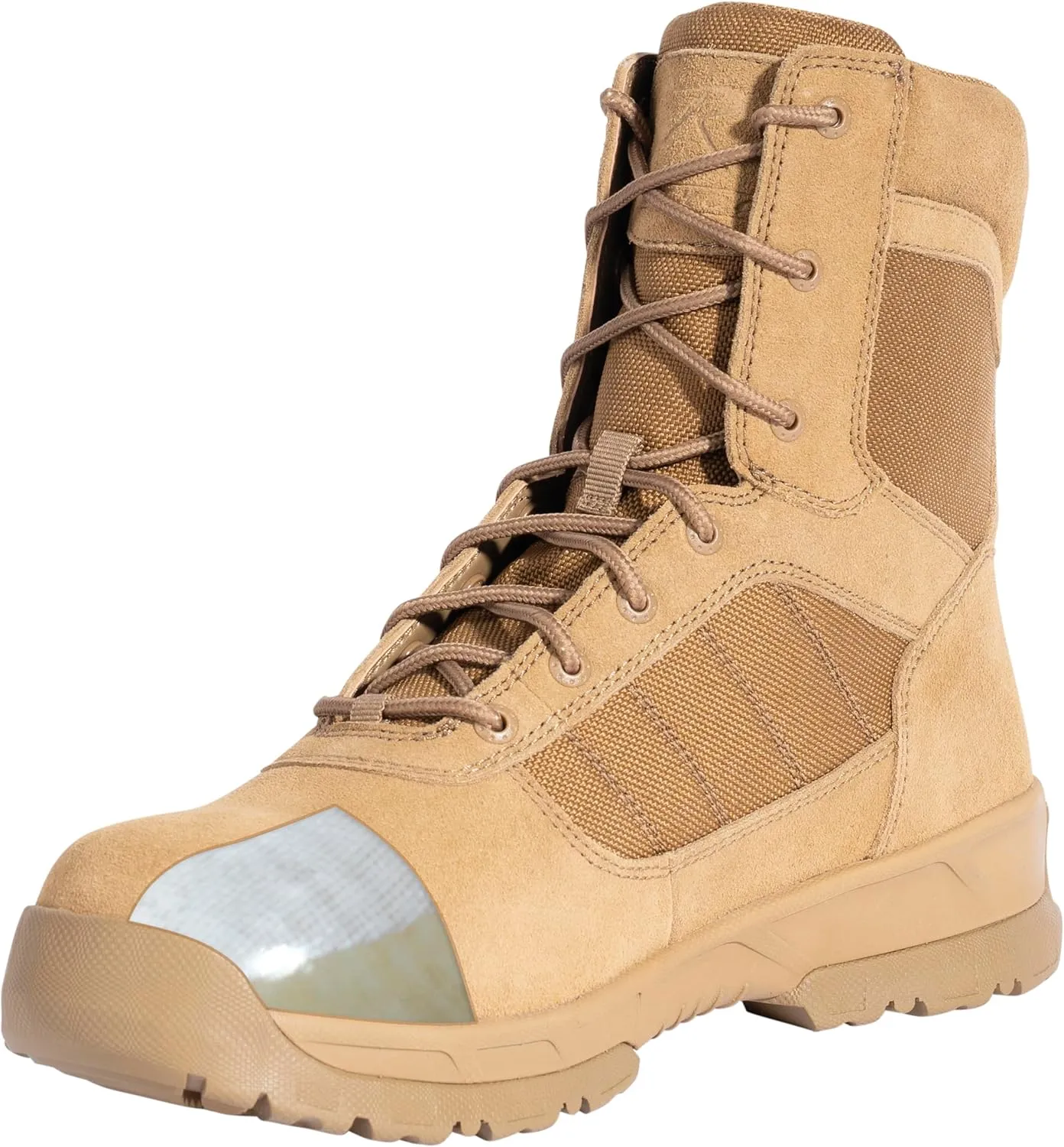Rothco Guardian AR 670-1 Coyote Brown Composite Toe Tactical Boots  8 Inch  Waterproof Duty Footwear