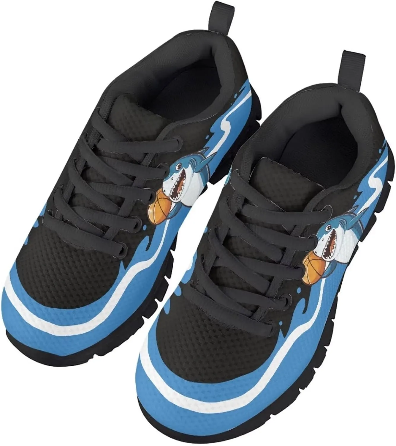 Sneakers Lace-up Lightweight Sport Shoes Casual Running Hiking Shoes for Boys Girls