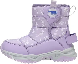 Snow Boots for Kids Boys Winter Warm Wateroof Insulated Fleece Lined Cozy Comfortable Outdoor Hiking Sneaker