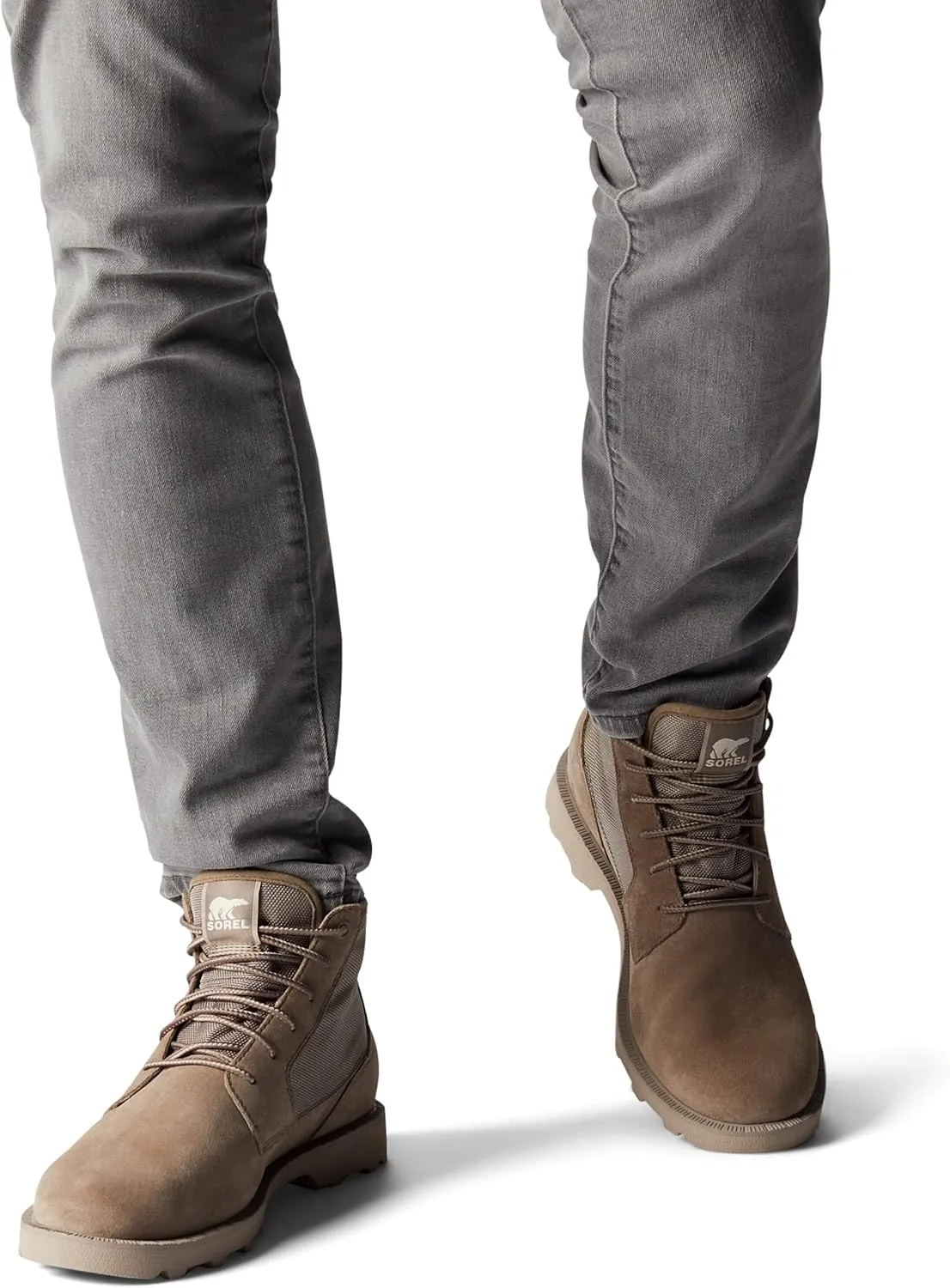 Sorel Men's Caribou Mod Chukka WP Boot — Waterproof Suede & Nylon Rain Boots