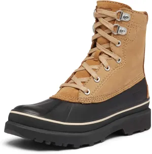Sorel Men's Caribou Storm WP Boot - Rain and Wind - Waterproof - Buff