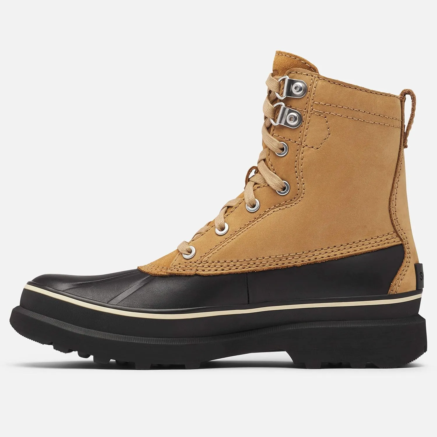 Sorel Men's Caribou Storm WP Boot - Rain and Wind - Waterproof - Buff