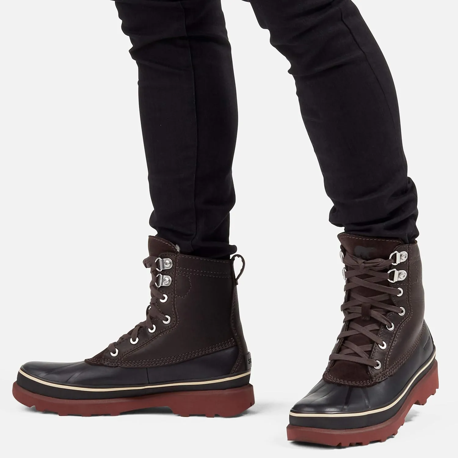 Sorel Men's Caribou Storm WP Boot - Rain and Wind - Waterproof - Buff