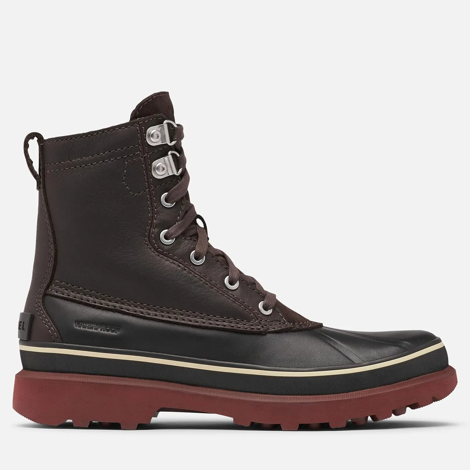 Sorel Men's Caribou Storm WP Boot - Rain and Wind - Waterproof - Buff