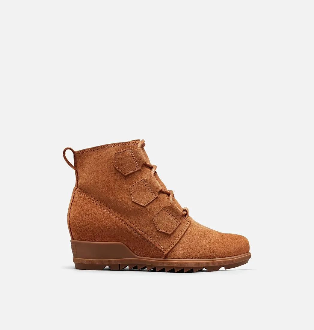 SOREL - Women's Evie Lace Waterproof Suede Ankle Bootie