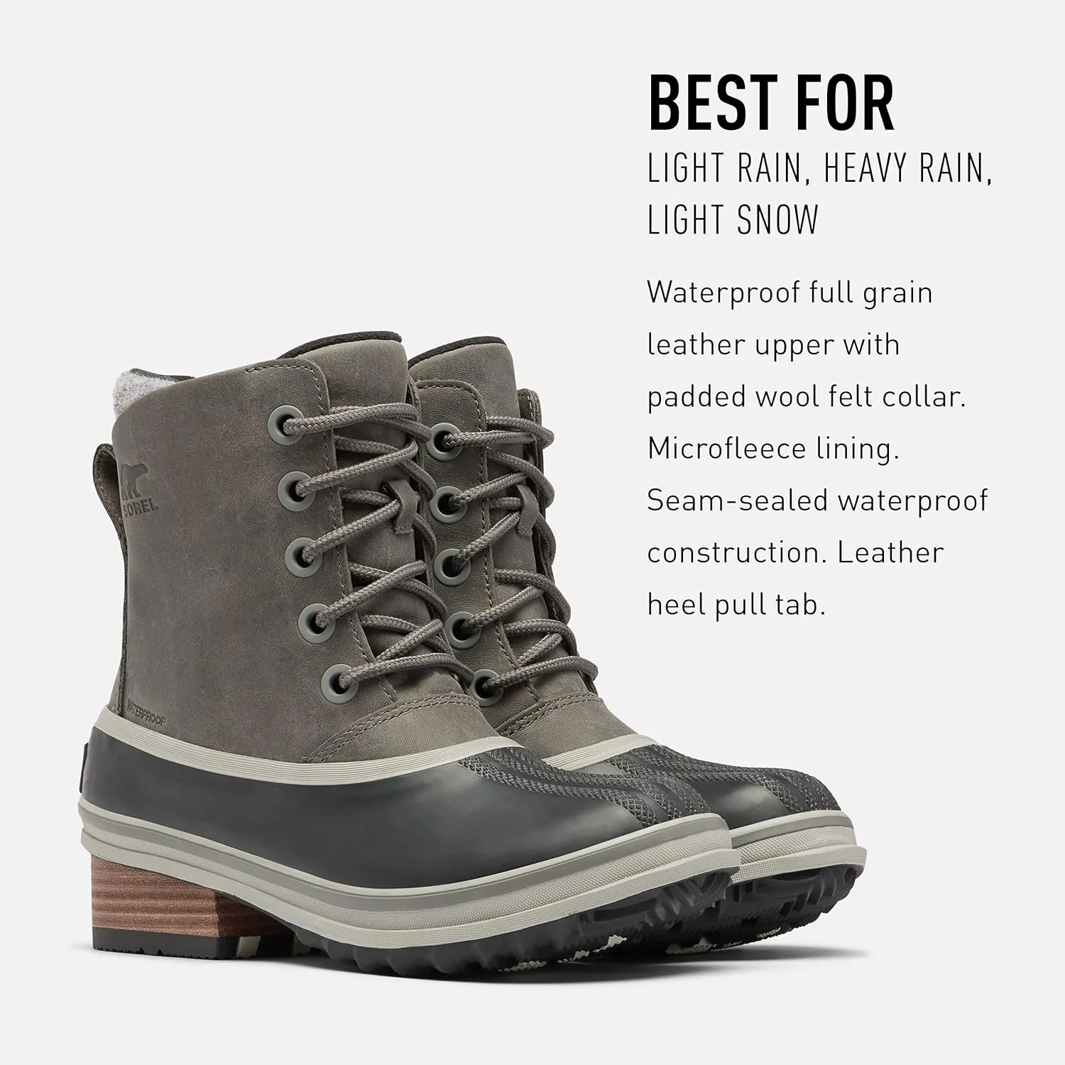 Sorel Women's Slimpack III Lace - Rain and Snow - Waterproof