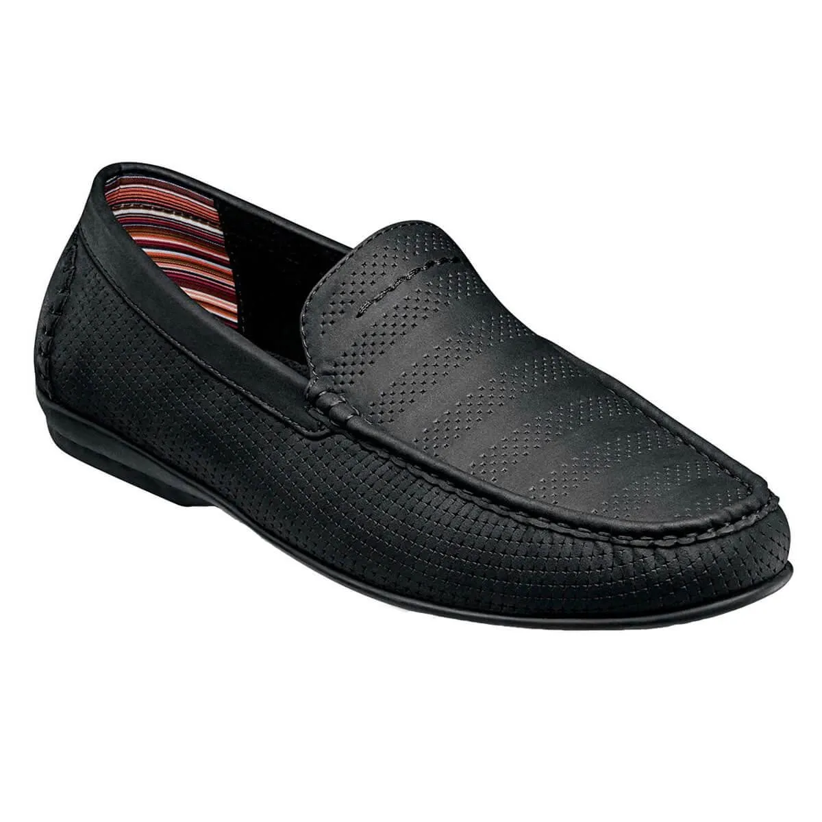 Stacy Adams Men's Shoes - Cirrus Moc Toe Slip On Black | 25359-001
