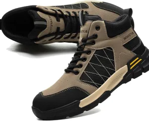 Steel Toe Boots for Men Women Safety Boots Indestructible Composite Toe Boots Lightweight Construction Steel Toe Shoes