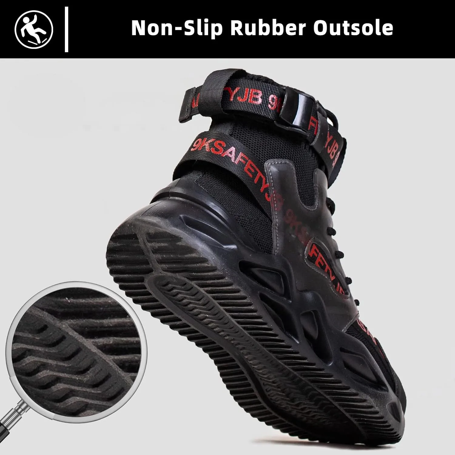 Steel Toe Shoes for Men Women Lightweight Steel Toe Sneakers Safety Shoes Comfortable Indestructible Steel Toe Boots Non Slip Work Shoes