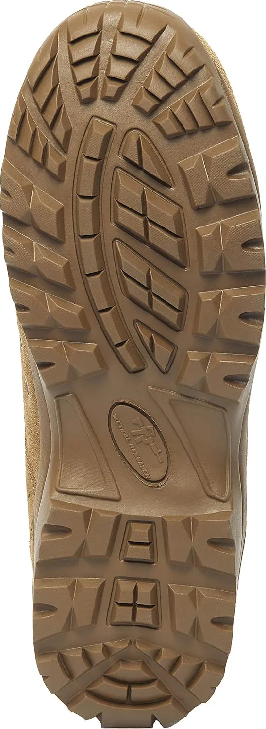 Tactical Research Guardian TR536 CT 8 Inch Hot Weather Lightweight Composite Toe Combat Boots for Men - AR 670-1/AFI 36-2903 Coyote Brown Leather and Nylon with 100% Rubber Outsole