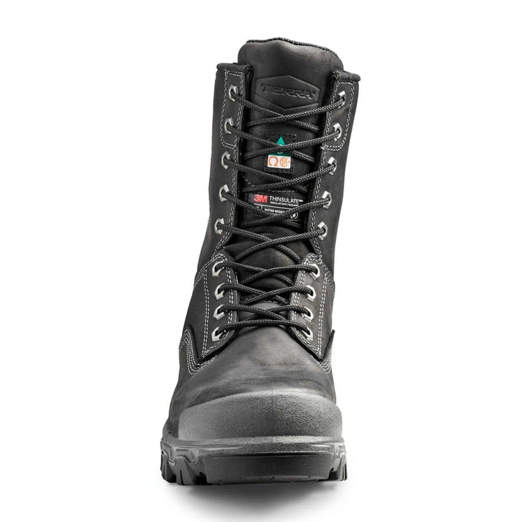 Terra Men's Safety Work Boots Sentry 2020 8" Leather Waterproof with KRYPTOE™ Safety Toe | Sizes 7-15