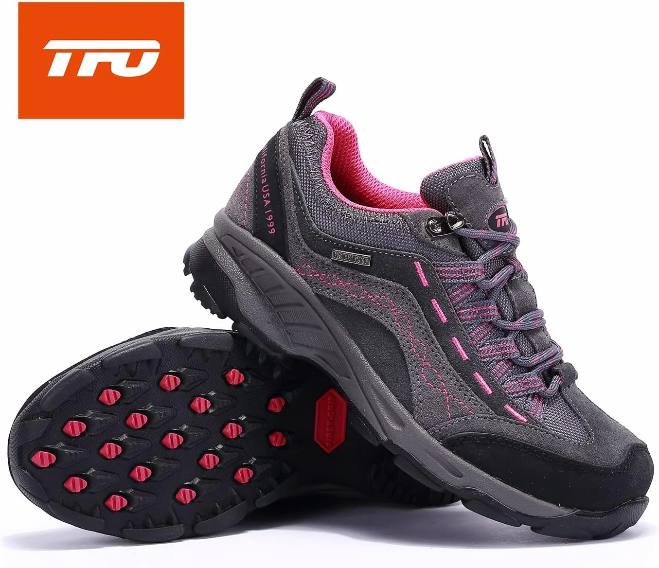 TFO Women's Hiking Shoes Anti-Slip Breathable Sneaker for Outdoor Walking Trekking
