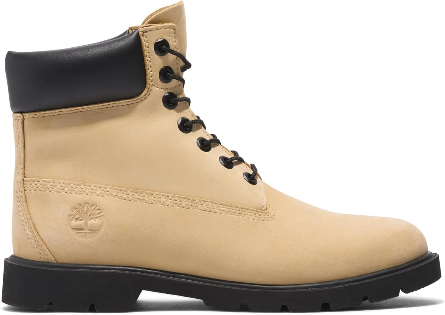 Timberland Mens 6" classic Lugged Sole Leather Combat & Lace-Up Boots