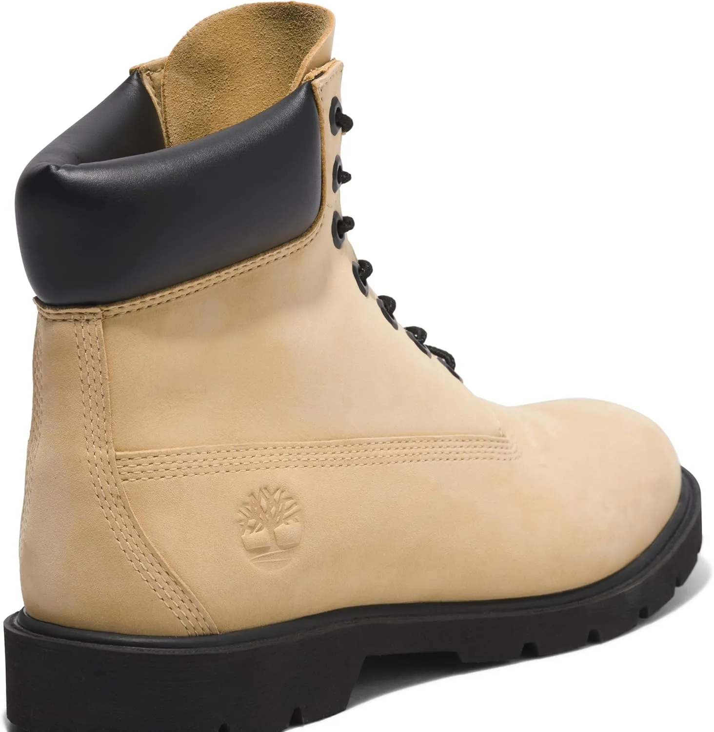 Timberland Mens 6" classic Lugged Sole Leather Combat & Lace-Up Boots