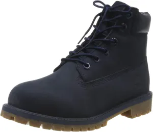Timberland TB03793A484 Youth's 6-in Premium WP Boot Navy Monochrome 5.5 M US