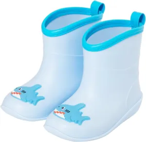 Toddler Kids Rain Boots Baby Rain Shoes Children Easy On Waterproof Boots for Boys and Girls