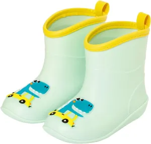 Toddler Kids Rain Boots Baby Rain Shoes Children Easy On Waterproof Boots for Boys and Girls