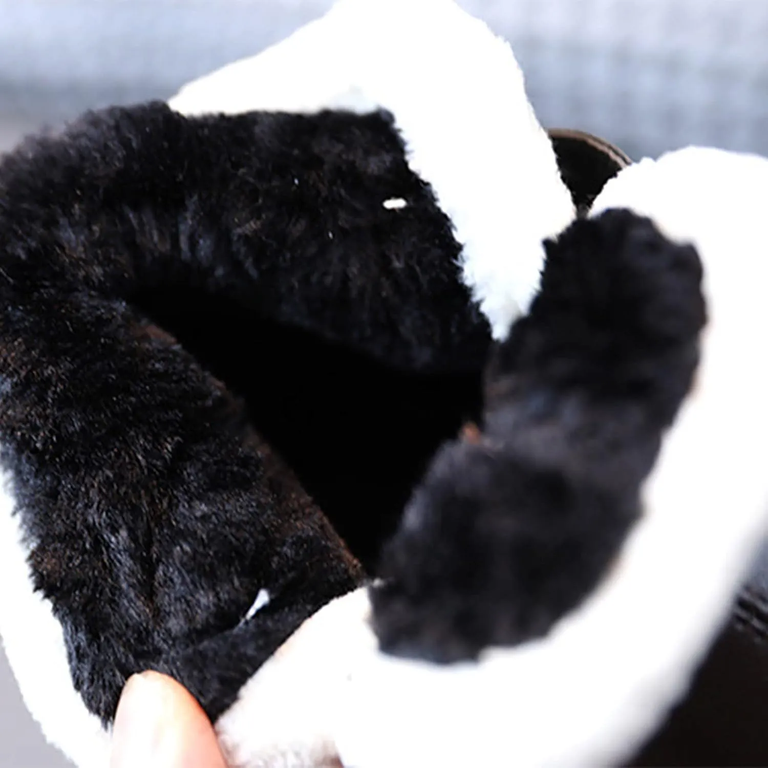 Toddler Winter Shoes Little Girls Winter Boots Fleece Lined Warm Ankle Snow Boots Anti-Slip Comfort Dress Shoes