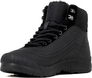 ulogu Snow Boots for Men WomenInsulated Waterproof Fur Lined BootiesNon Slip Lightweight Winter Shoes