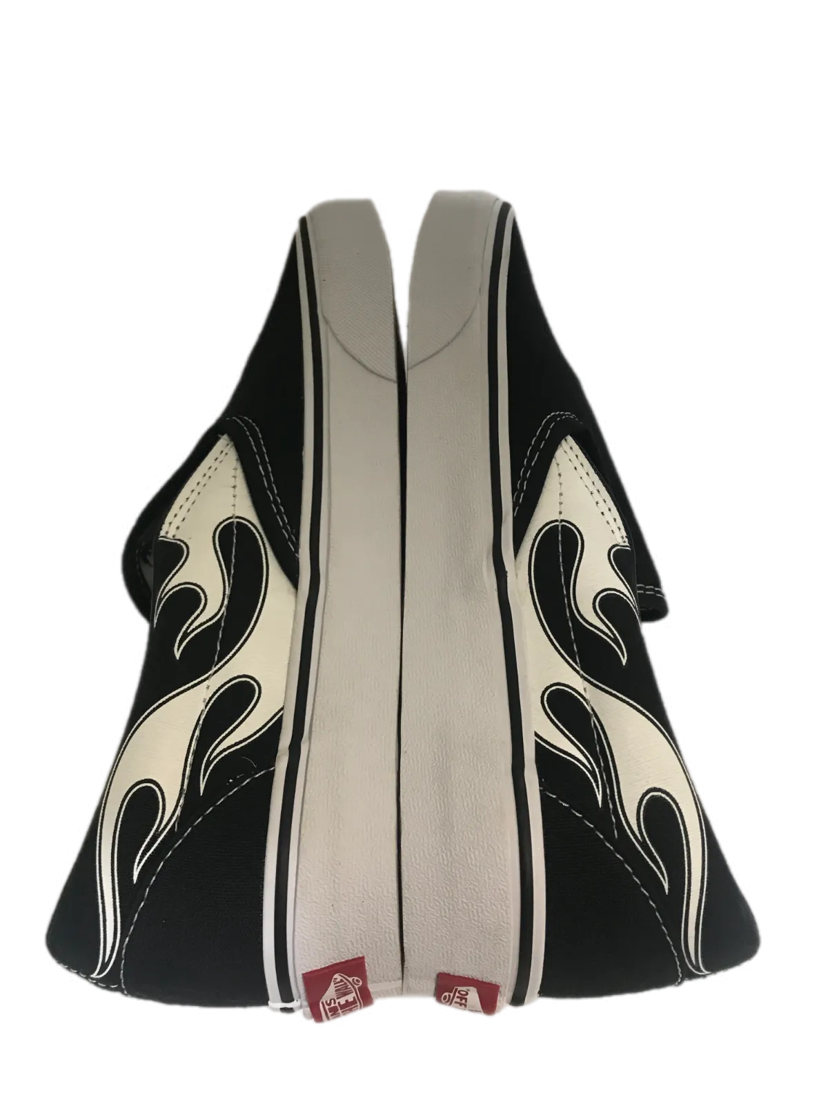 Vans Flame Classic VN0A33TBK681 Men's Black/White Slip-on Shoes C1532