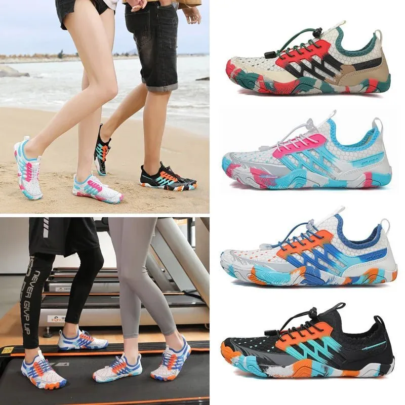 Vibrant Trek - Unisex Athletic Hiking and Water Shoes