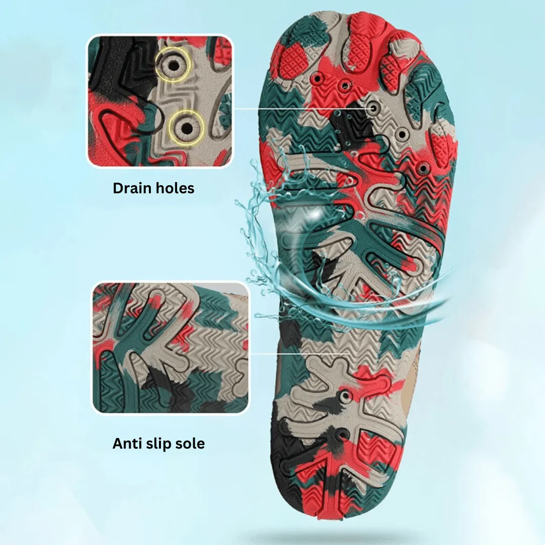 Vibrant Trek - Unisex Athletic Hiking and Water Shoes