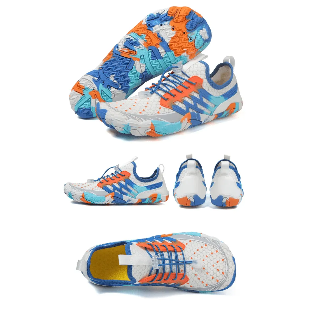 Vibrant Trek - Unisex Athletic Hiking and Water Shoes