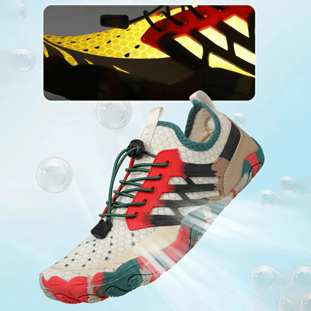 Vibrant Trek - Unisex Athletic Hiking and Water Shoes