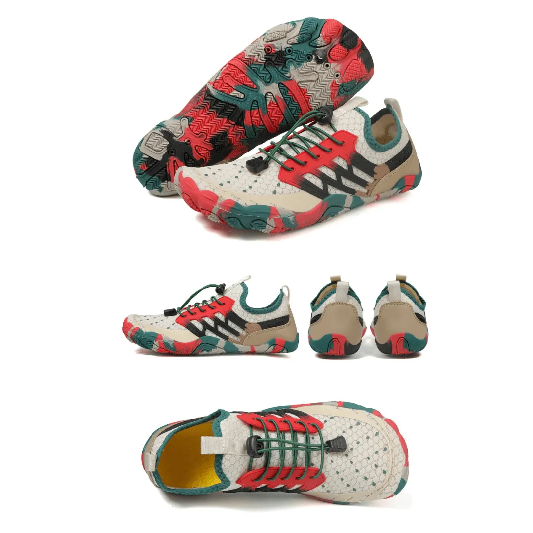 Vibrant Trek - Unisex Athletic Hiking and Water Shoes