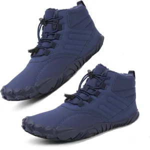 Walking Snow Boots Men, Men Winter Lightweight Wide Fit Fleece Lined Ankle Mid Calf Snow Boots, Outdoor Anti Slip Waterproof Winter Boots, for Lightweight Outdoor Athletic