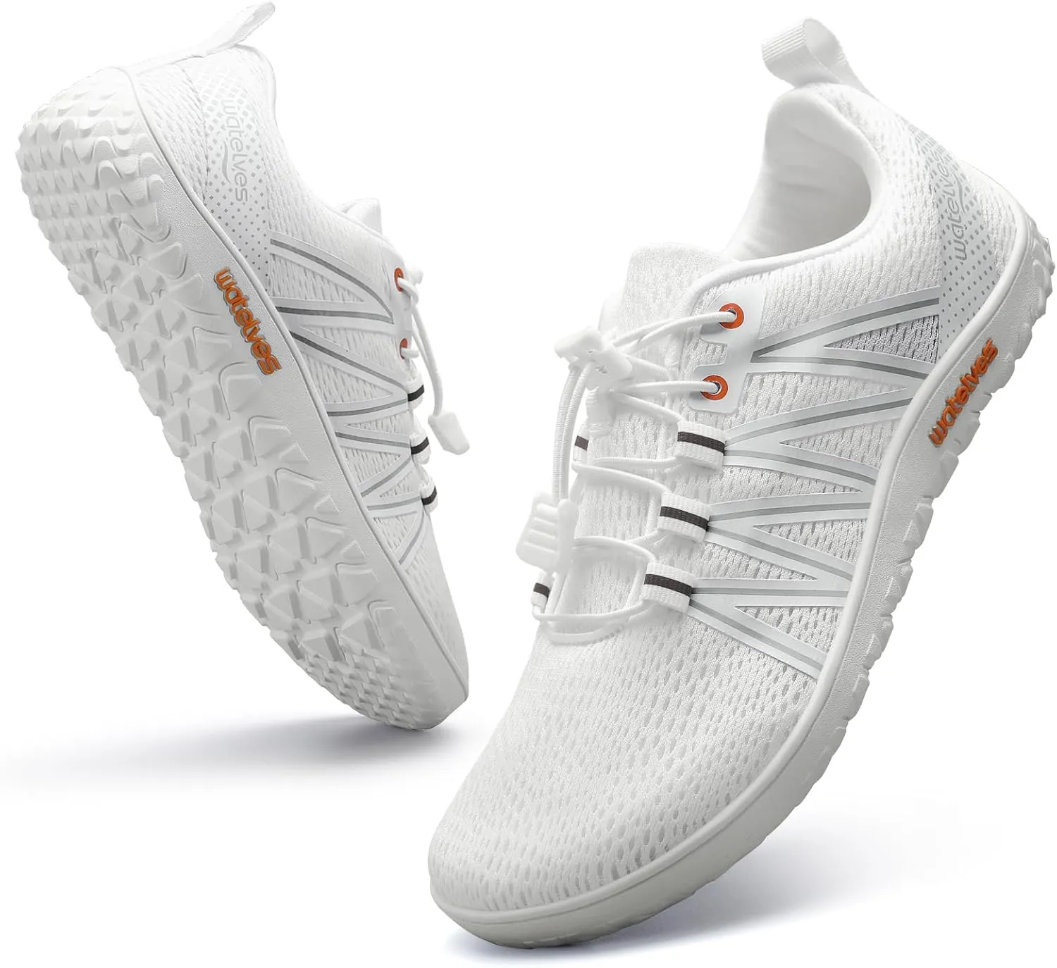 WateLves Barefoot Shoes Mens Womens Minimalist Wide Toe Box Zero Drop Trail Running Shoes Walking Cross Training Hiking