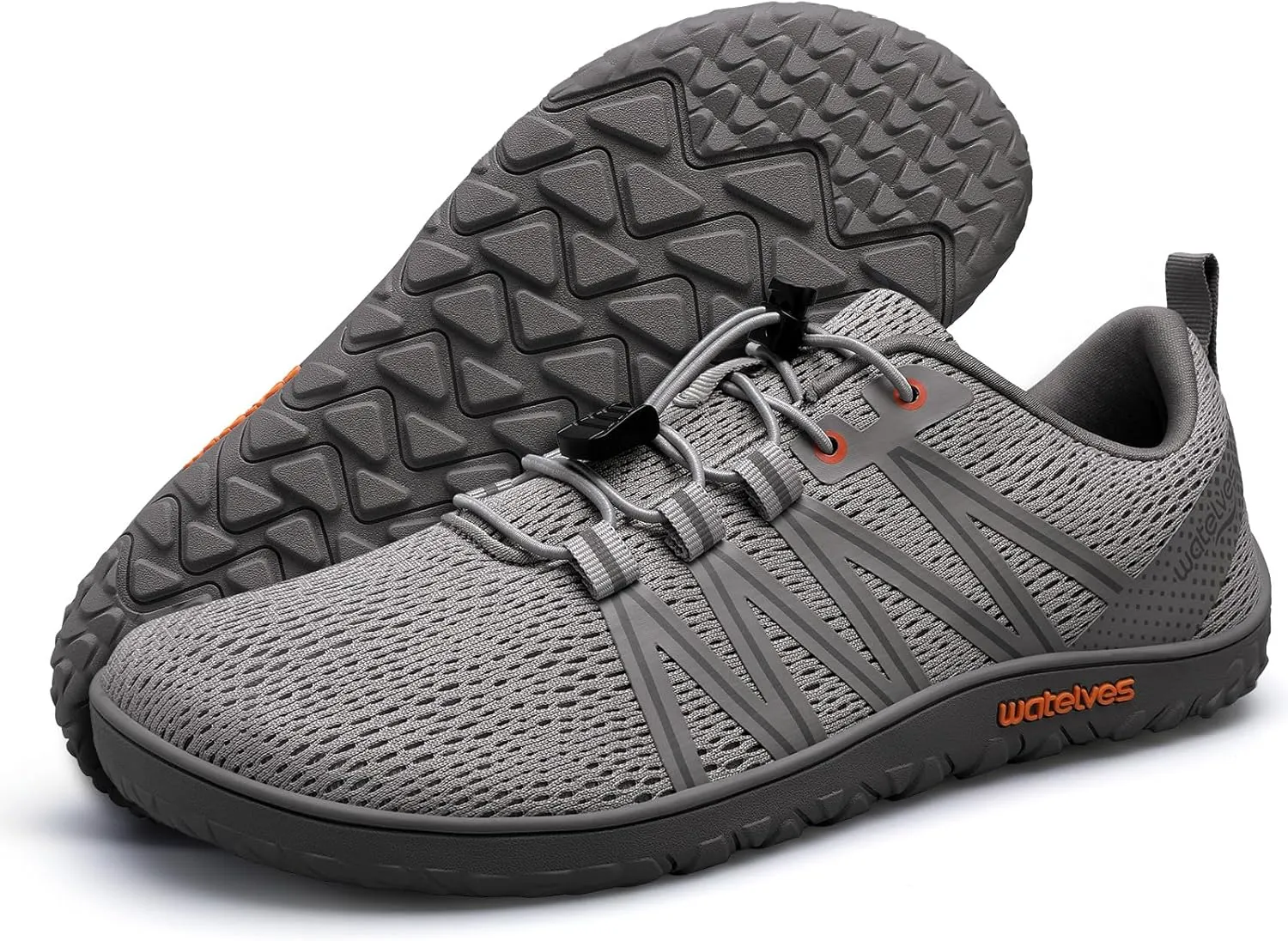 WateLves Barefoot Shoes Mens Womens Minimalist Wide Toe Box Zero Drop Trail Running Shoes Walking Cross Training Hiking