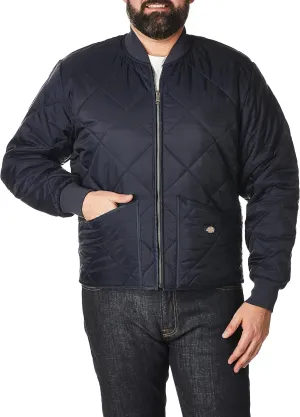 Water Resistant Diamond Quilted Nylon Jacket