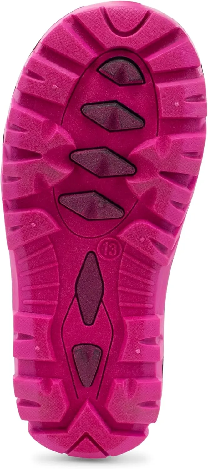 Western Chief Kids Blizzard Youth Snow Boots  Waterproof, Insulated, Warm, & Reflective Winter Boots for Girls & Boys  Cold Weather Snow Boots for Kids