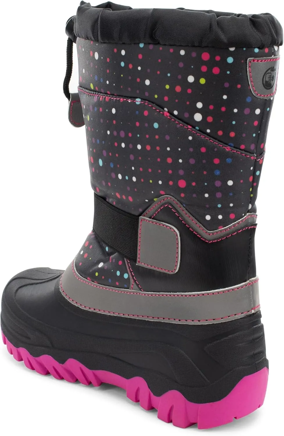 Western Chief Kids Blizzard Youth Snow Boots  Waterproof, Insulated, Warm, & Reflective Winter Boots for Girls & Boys  Cold Weather Snow Boots for Kids