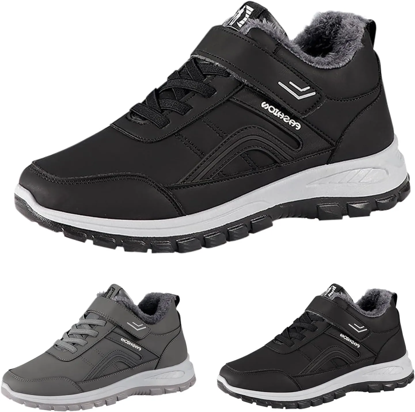 Winter Boots Anti-Slip Cushioning Mountaineering Orthopedic Shoes Waterproof Shoes Winter Walking Shoes for Men