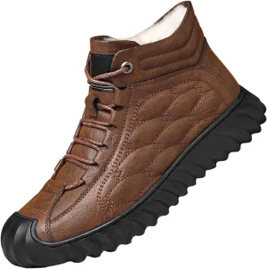 Winter Boots for Women Warm Plush Lined Snow Shoes Slip on Ankle Booties Comfortable Anti Slip Outdoor Boots