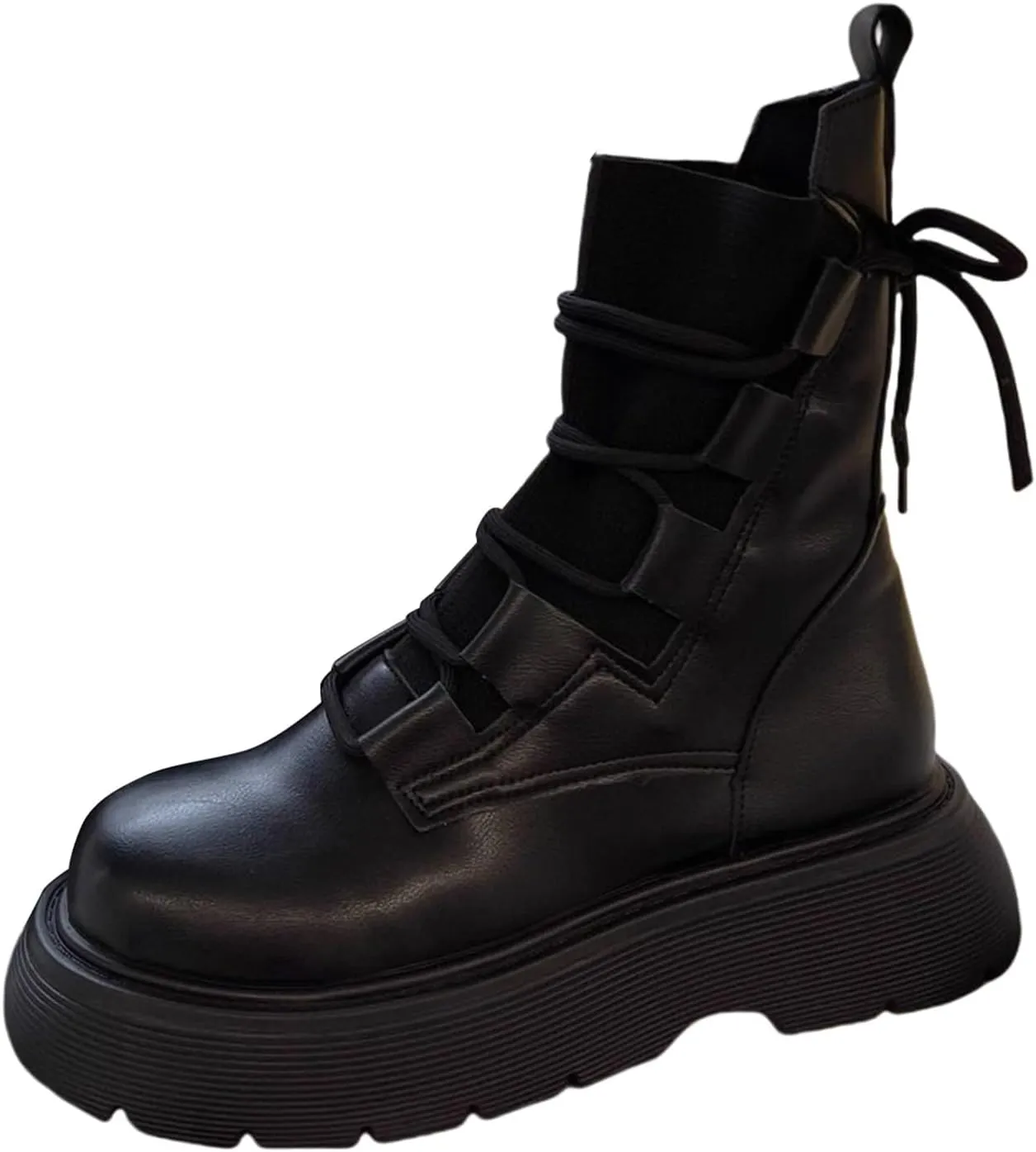Winter Boots for Women Waterproof Fuzzy Snow Boots Casual Plush Lined Thermal Non Slip Wedge Mid Calf Boots