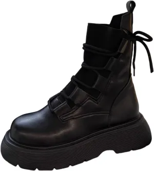 Winter Boots for Women Waterproof Fuzzy Snow Boots Casual Plush Lined Thermal Non Slip Wedge Mid Calf Boots
