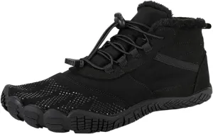 Winter Plush Insulated Snow Boots for Women Lace Up Soft Flat Soled Boots Outdoor Sport Shoes Wide Calf Boots