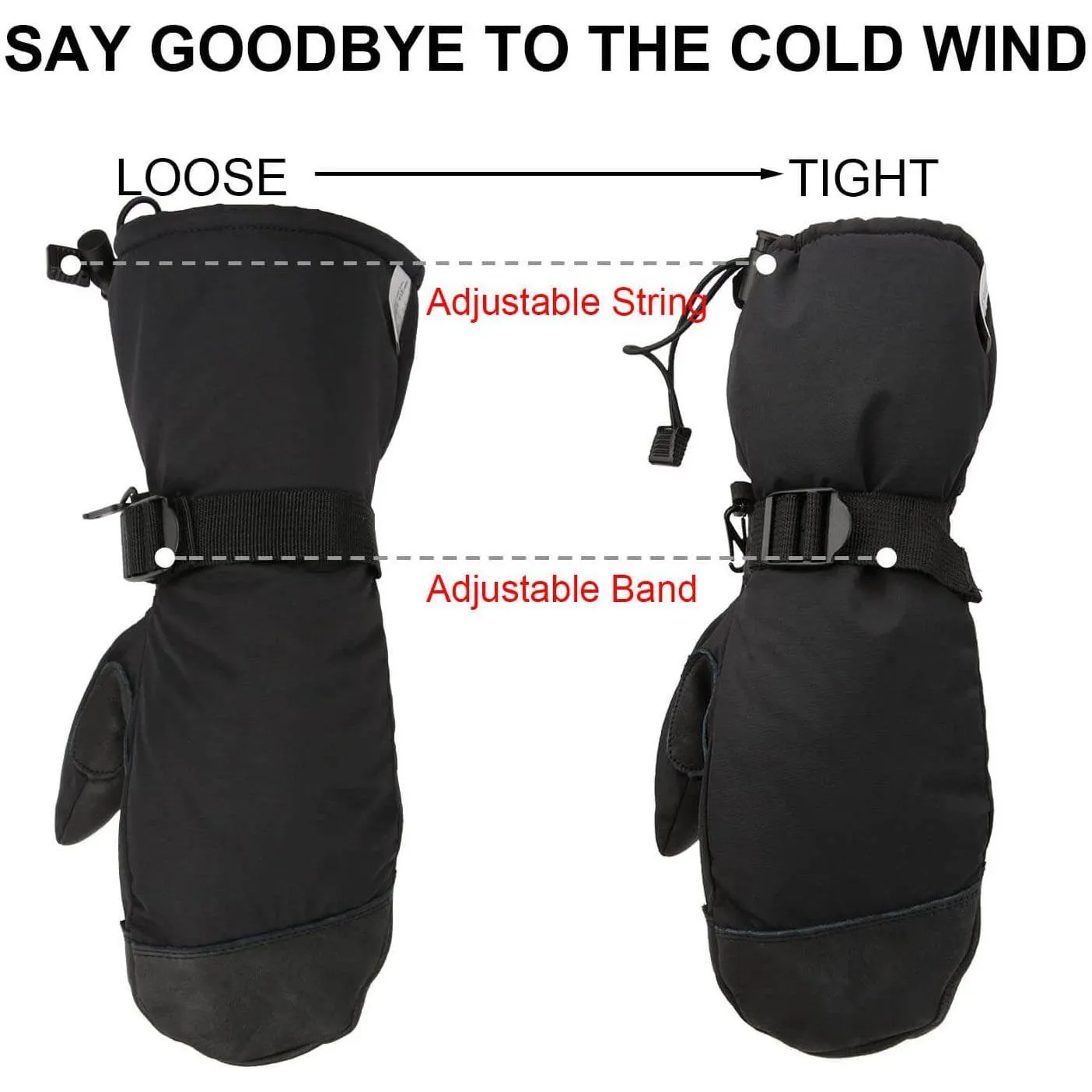 Winter Ski Thermal Gloves for Men and Women