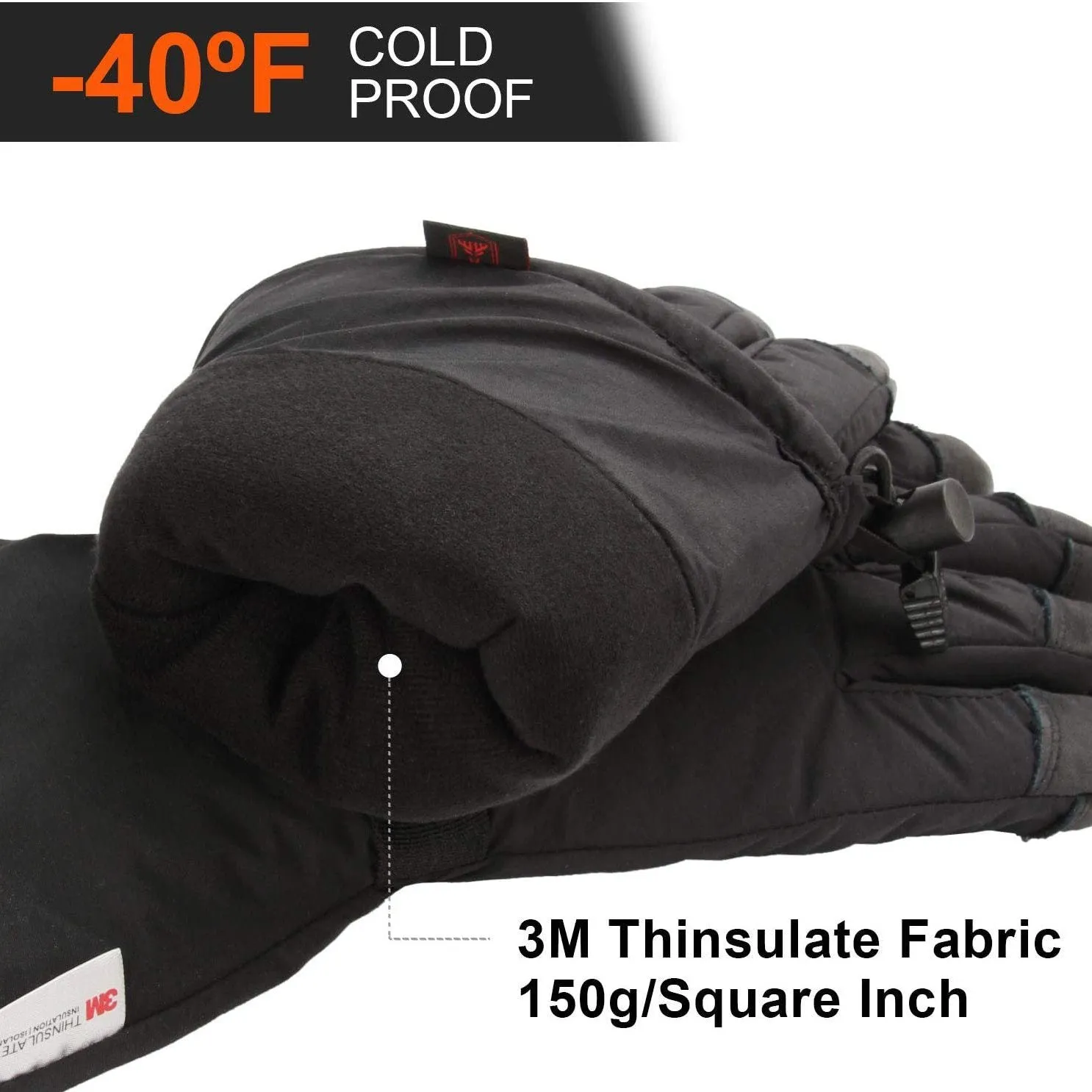Winter Ski Thermal Gloves for Men and Women