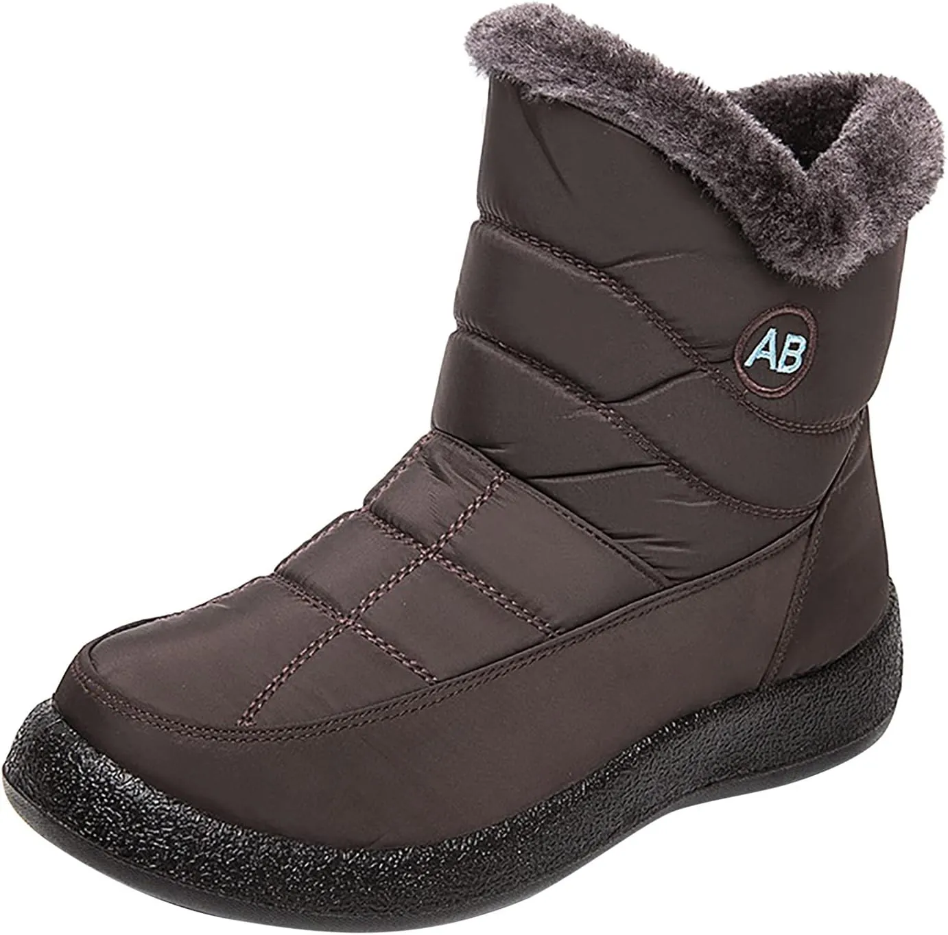 Women Snow Boots Waterproof Women's Slip On Winter Boots Women Snow Boots Winter Shoes with Hook Loop Low Snow Boot for Women Womens Running Shoes Mens Booties Winter