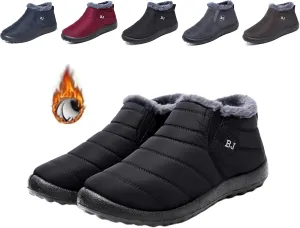 Womens And Men Snow Boots WaterproofWomen'S Winter Thermal BootsWinter Warm Hiking Work Comfy Boots Sneakers Walking Shoes